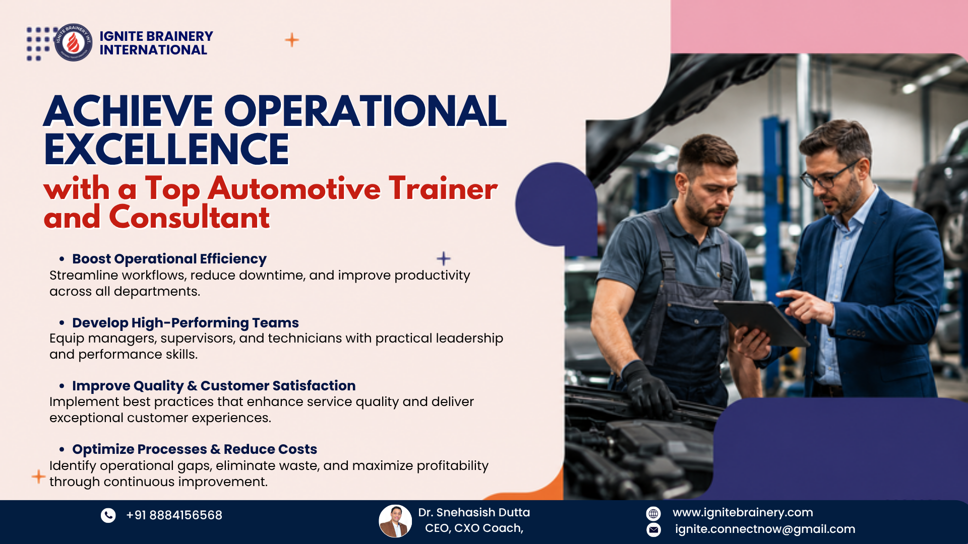 Top Automotive Trainer and Consultant