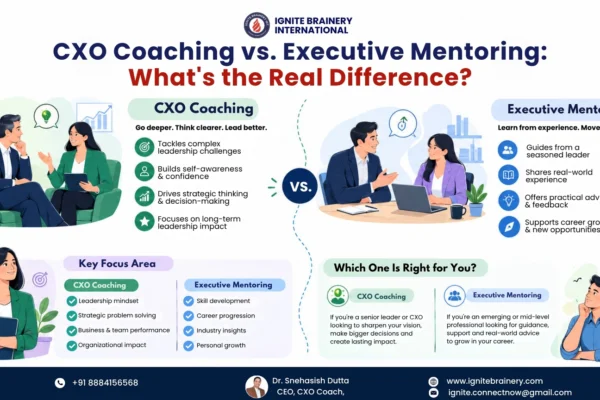 CXO coaching vs executive mentoring